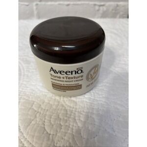 Brand New‎ Aveeno Tone And Texture Renewing Night Cream 8 Ounce Jar